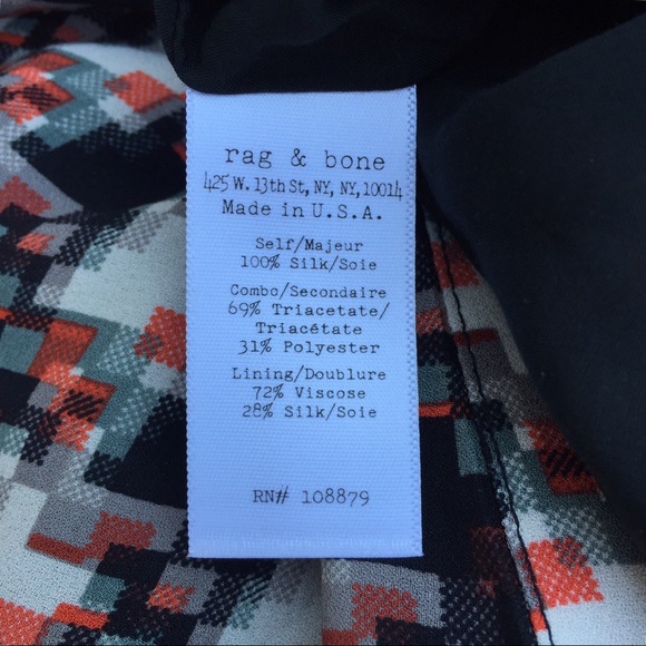 Rag & Bone Silk Dress Medium - Picture 10 of 13